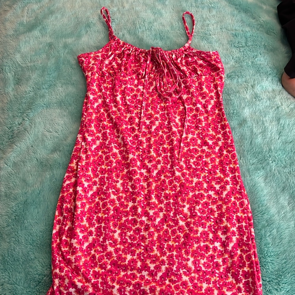 Pink Floral Dress